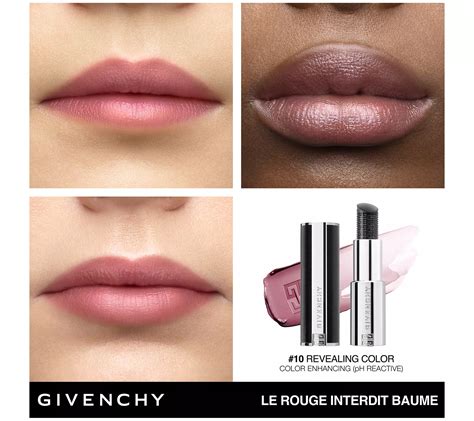 givenchy black.lip balm|givenchy rouge interdit magic lipstick.